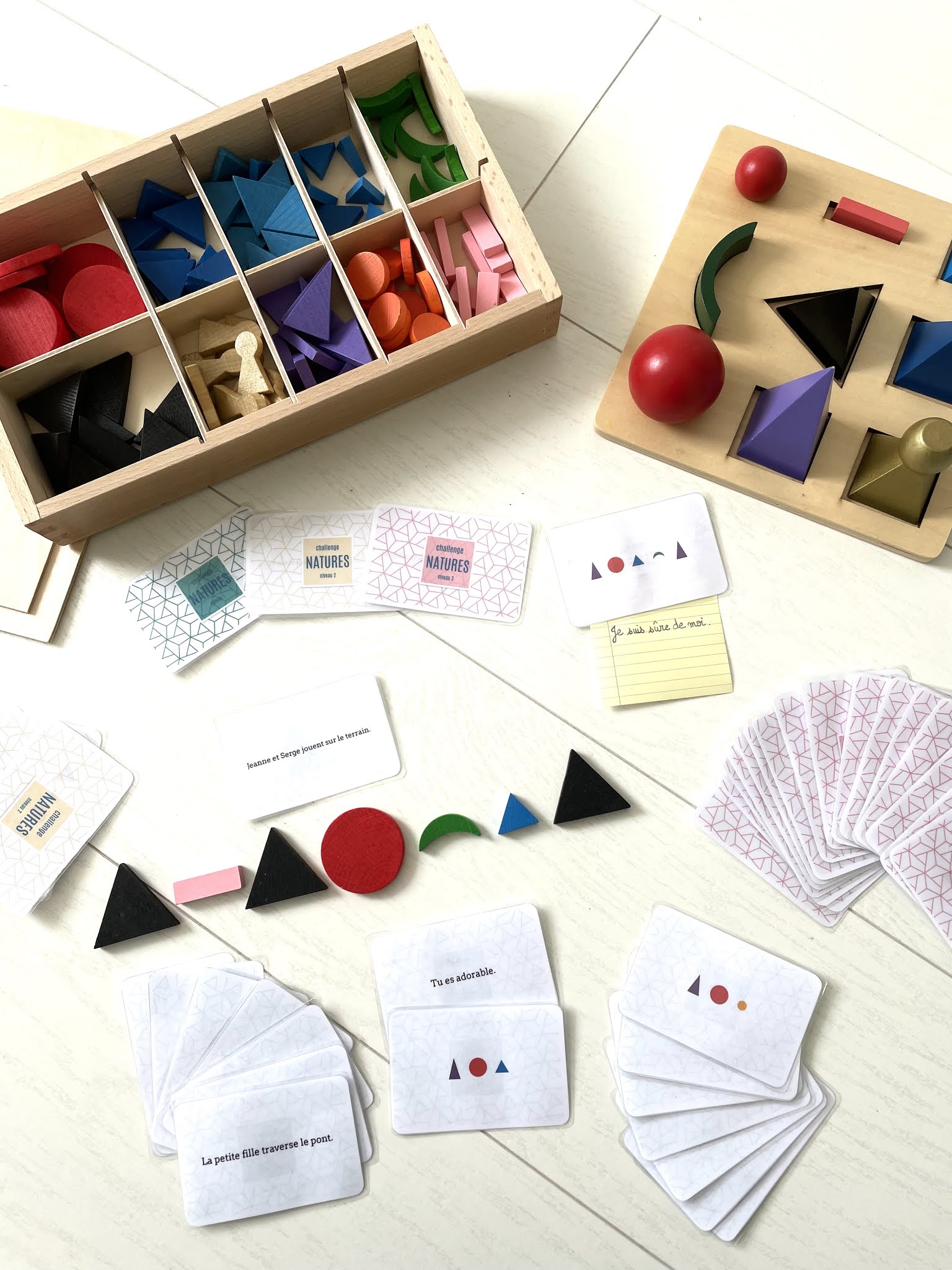 Travaillons la langue en s&rsquo;amusant GRAMMAIRE MONTESSORI