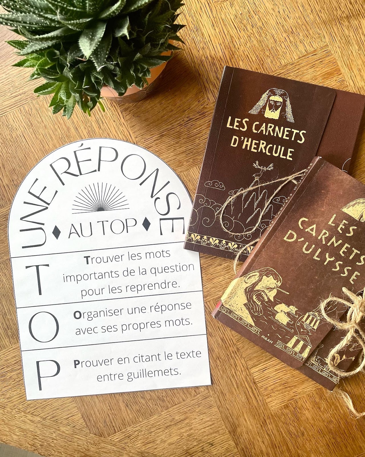 UNE RÉPONSE AU TOP Aider les élèves à répondre aux questions d&rsquo;analyse de texte.