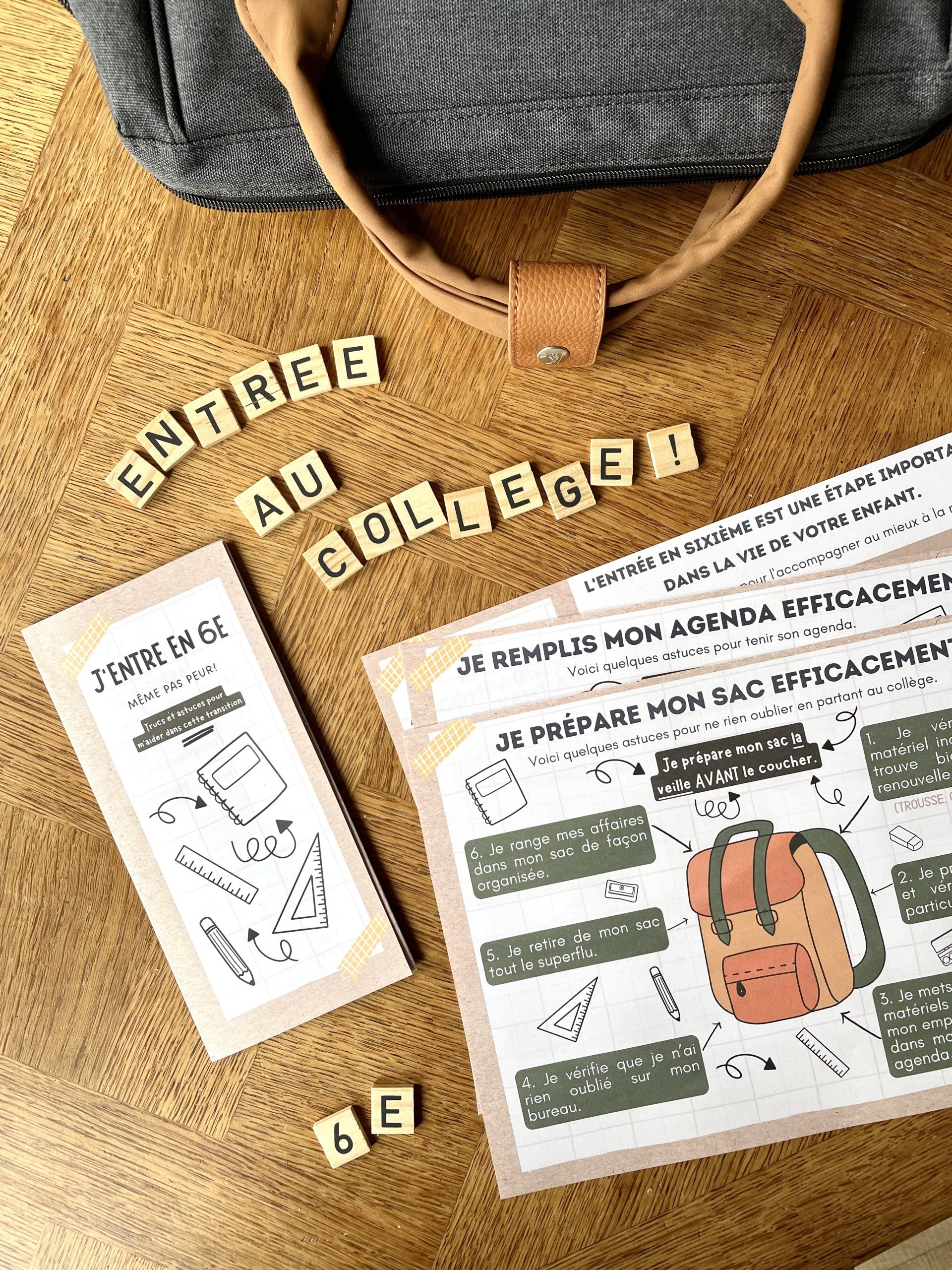 ENTRER EN SIXIÈME Une brochure pour une étape clef!