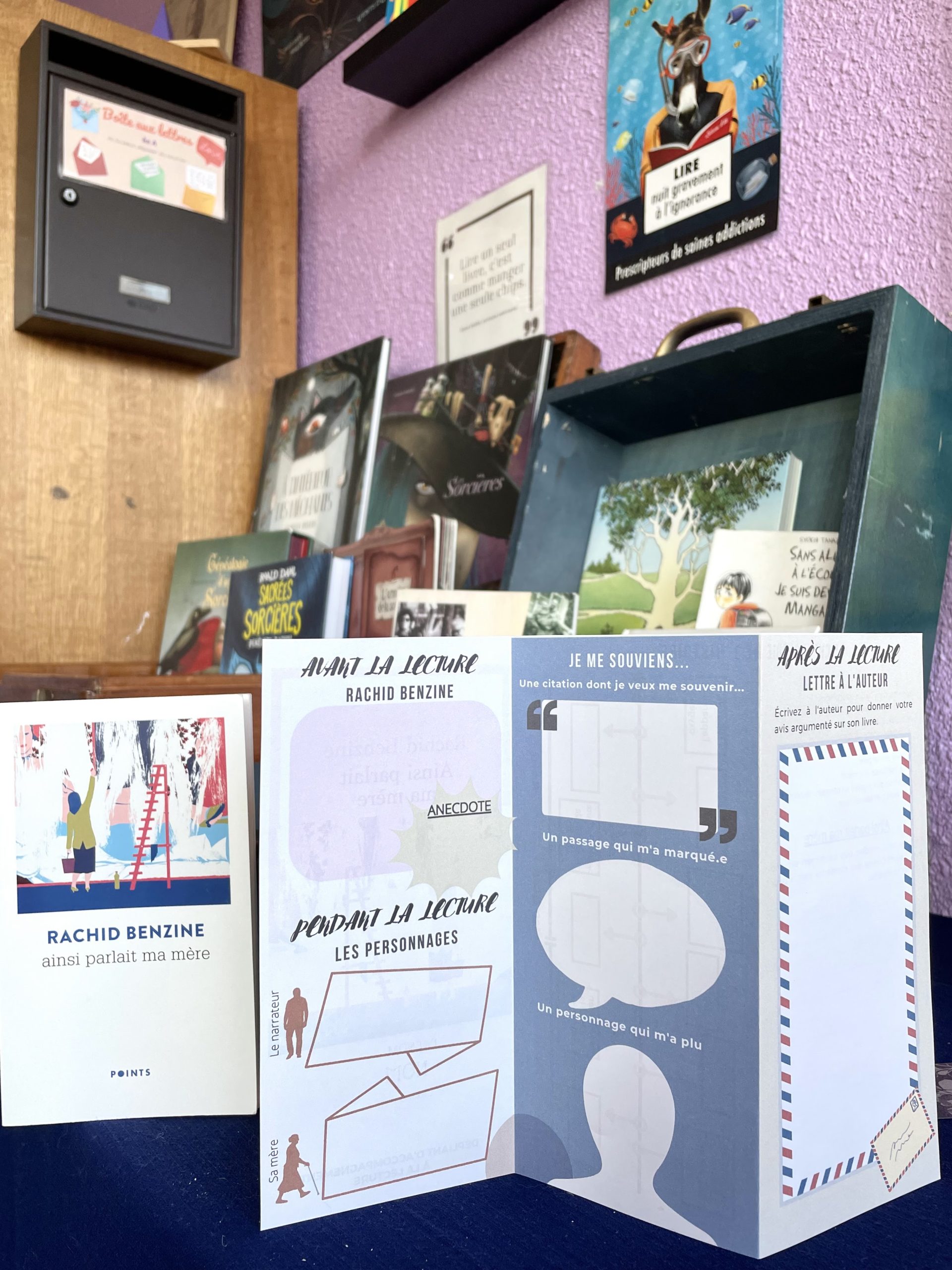 dépliants lecture autobiographie