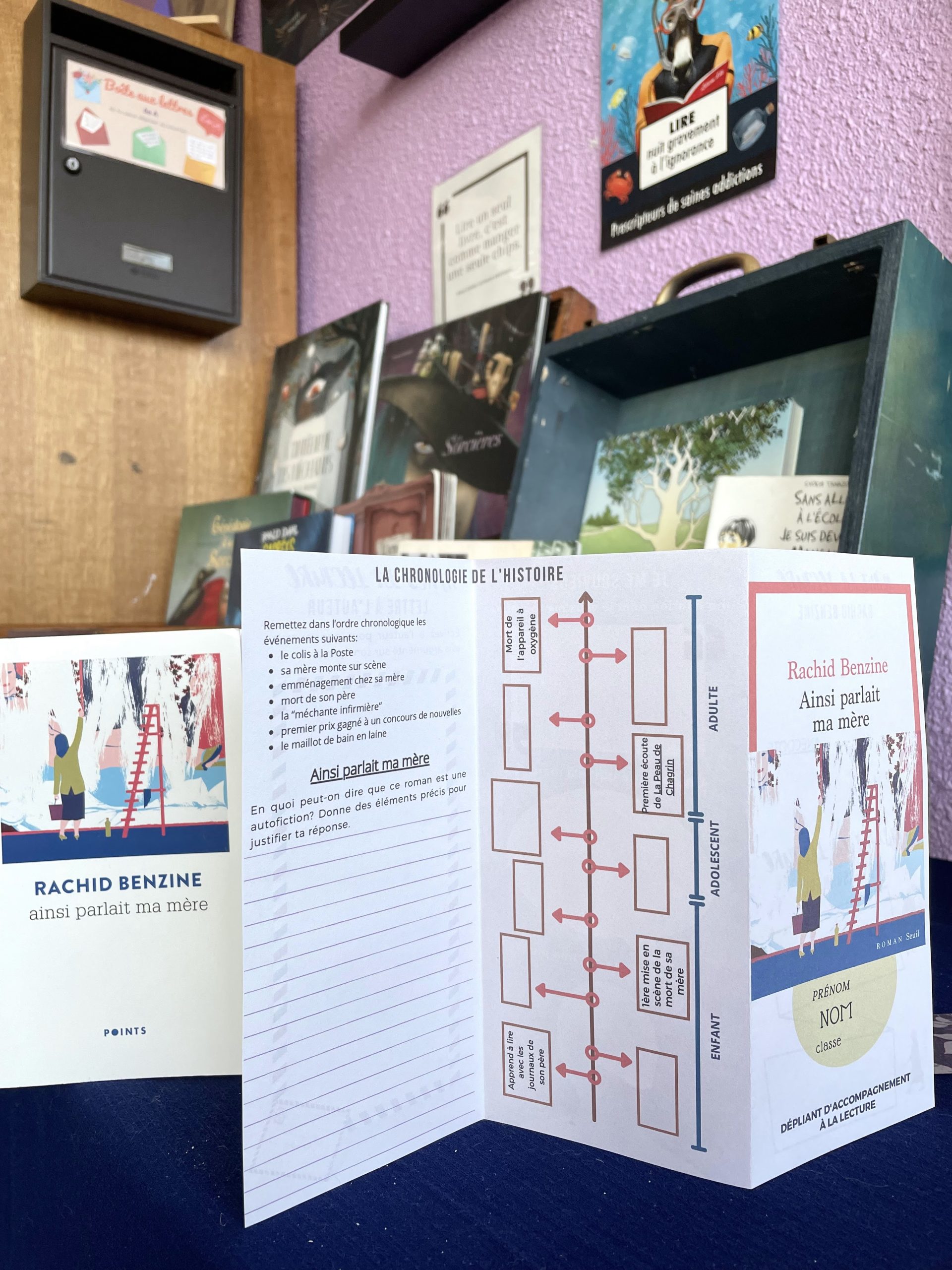 dépliants lecture autobiographie