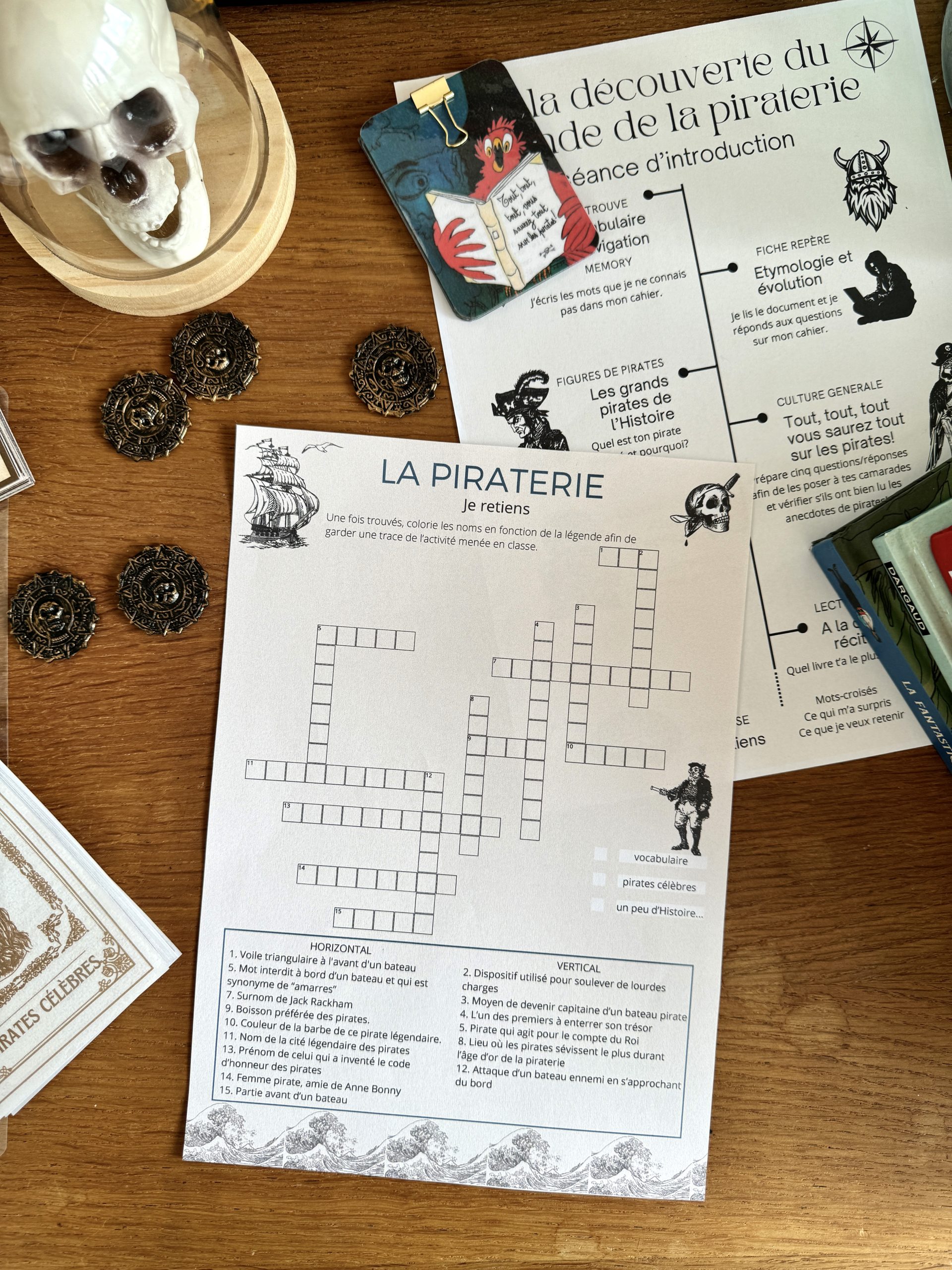 Entrer en piraterie - séance d'introduction 6e