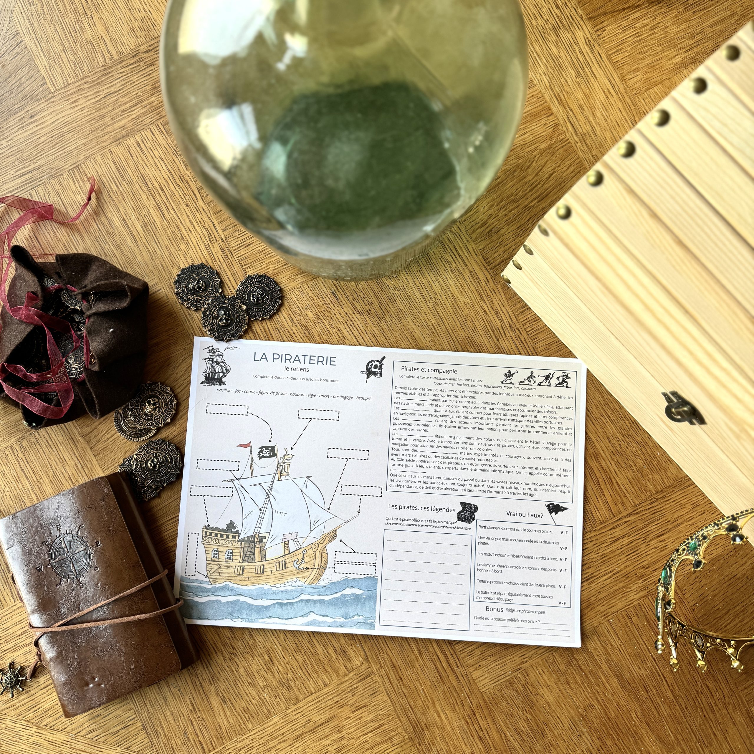Entrer en piraterie - séance d'introduction 6e