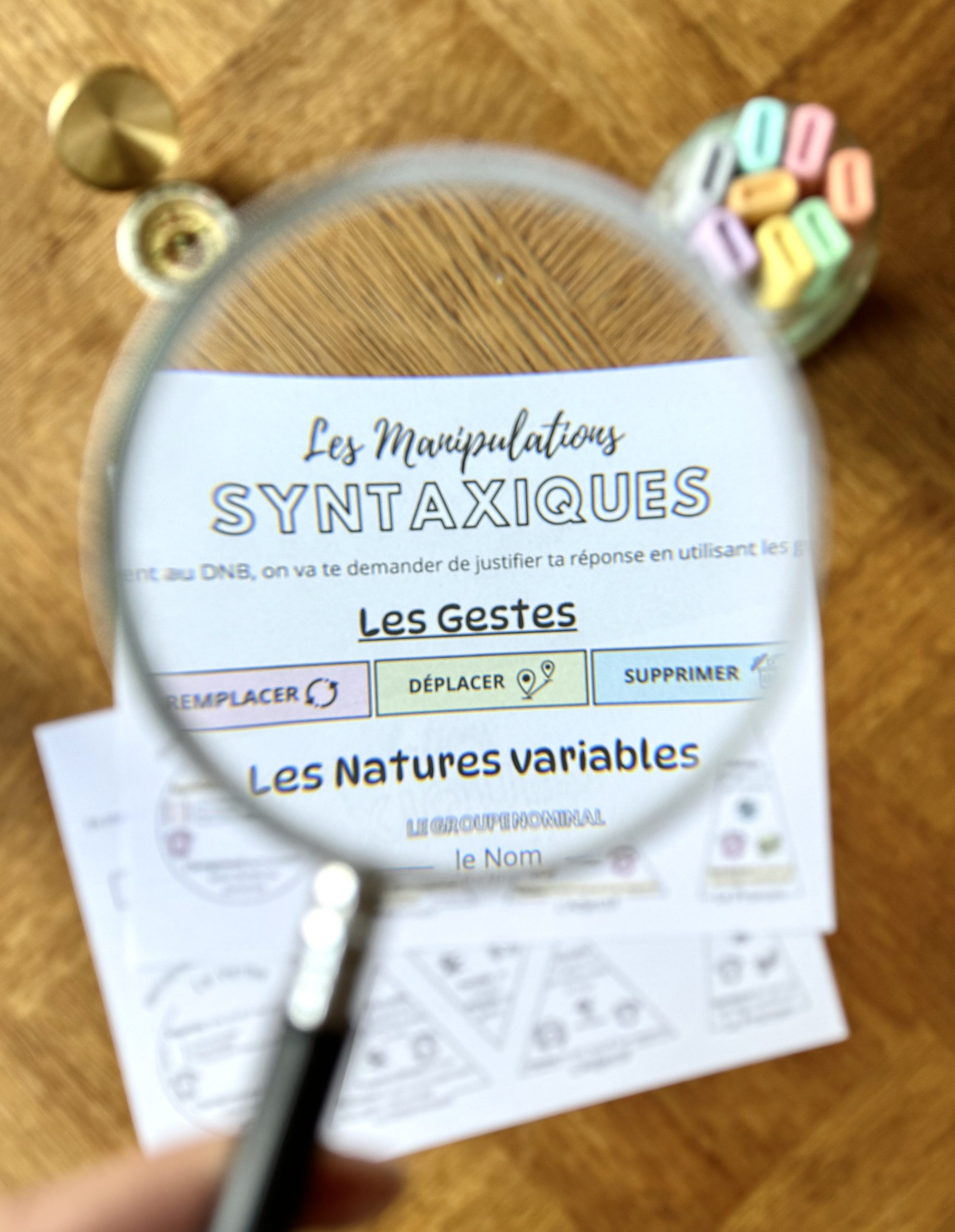 manipulations syntaxiques