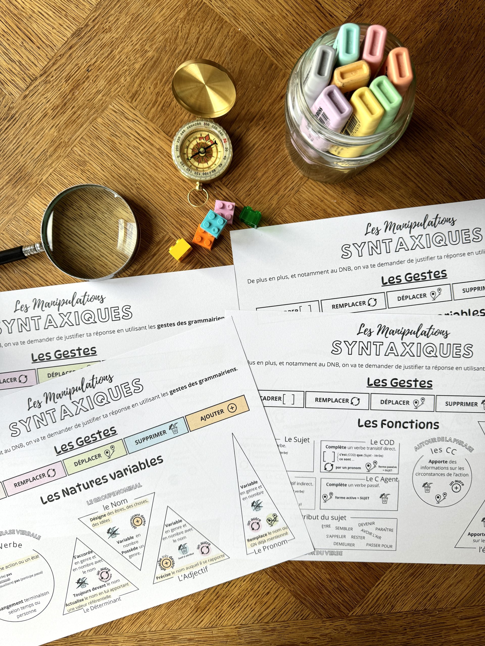 MANIPULATIONS SYNTAXIQUES Les gestes du grammairien