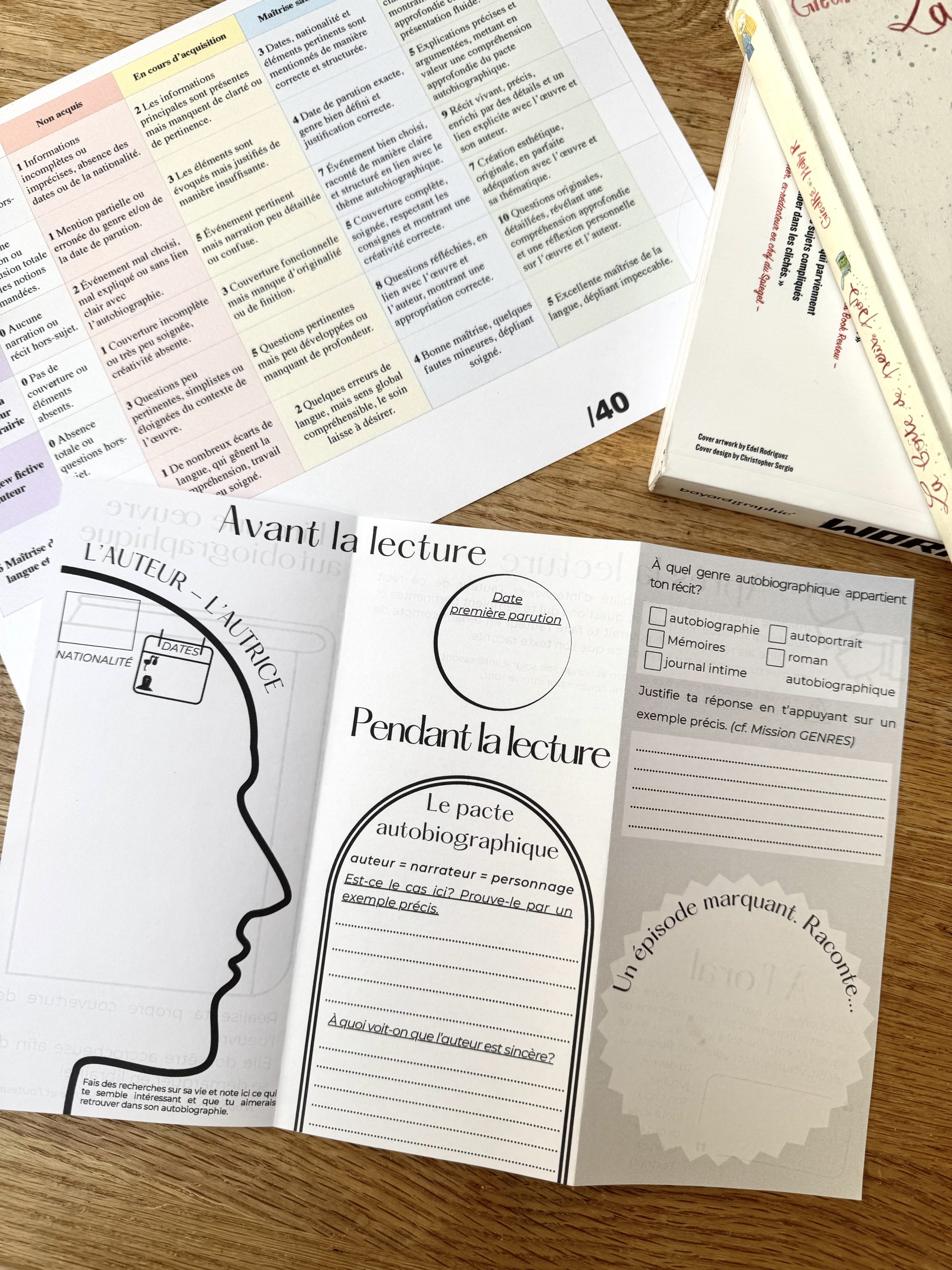 brochure autobiographique