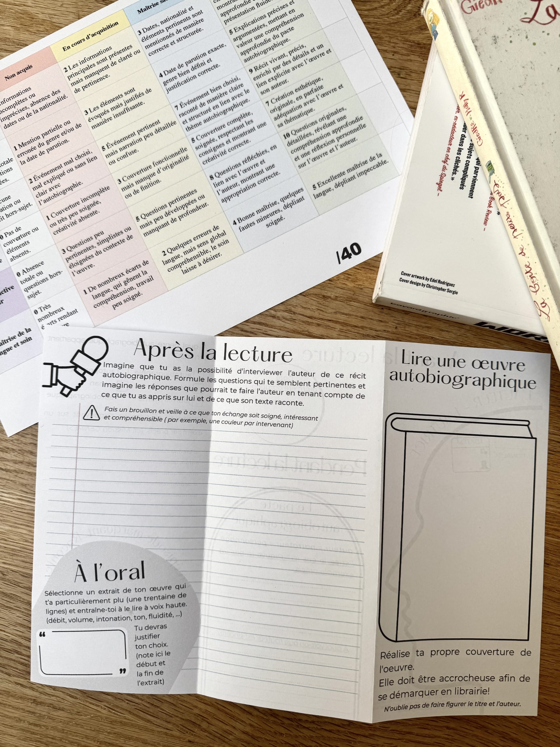 brochure autobiographique