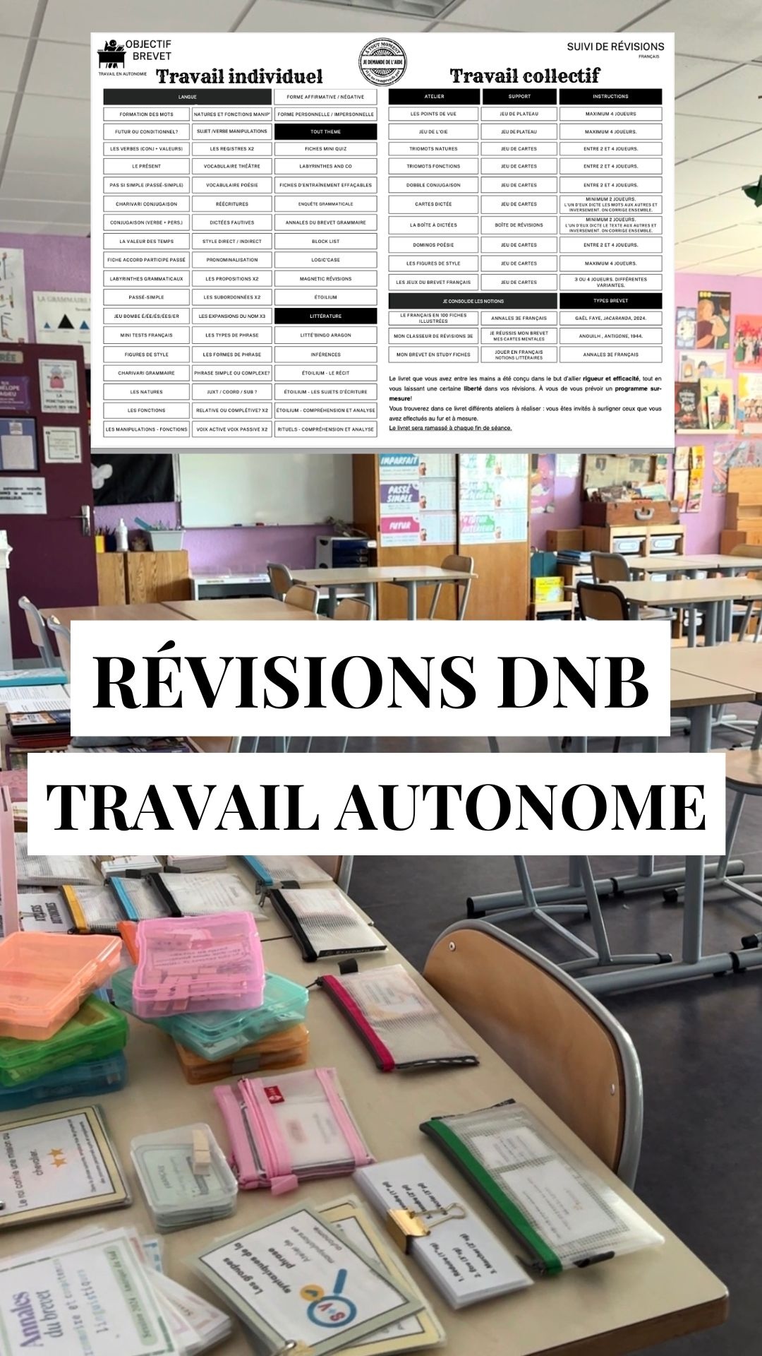 RÉVISIONS DNB Travail autonome